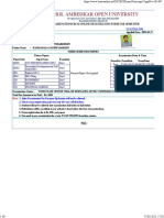 Dr. B.R. Ambedkar Open University: Ug Examination (CBCS) Online Registration Form For Semester