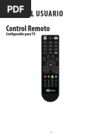 Manual Control Remoto Totalplay 2023 | PDF | Control remoto | Bienes ...