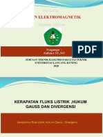 Kerapatan Fluks Listrik, Hukum Gauss Dan Divergensi