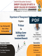 Webinar on career building in Investment research (1)