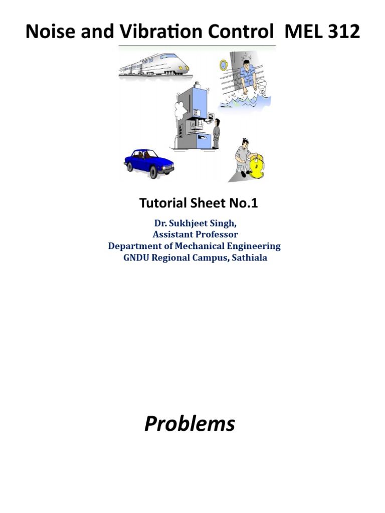 NVC - Tutorial Sheet No.1 Without Solution | PDF | Beam (Structure) | Force