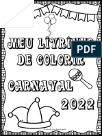 Carnaval (Livrinho de Colorir)