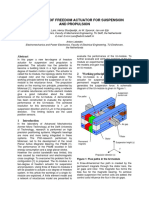 Two Degree of Freedom Actuator For Suspension and Propulsion