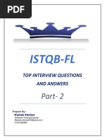 Top ISTQB Interview Questions and Answers Part 2