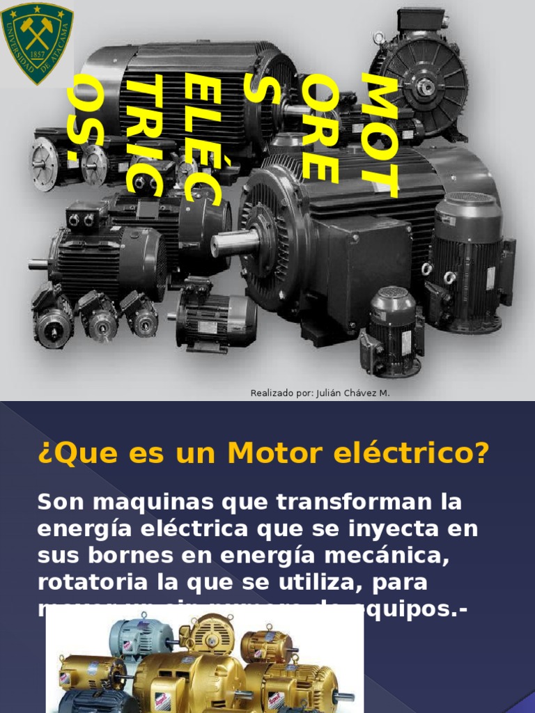 Tipos de Motores Eléctricos y Arranque | PDF | Corriente eléctrica ...