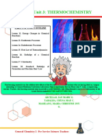 Unit 3: Thermochemistry: Part 2 of Unit 2 Outline