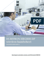 Hubitron Hbg800-Dp Wireless Handwheel: SINUMERIK 840D/ 840D SL