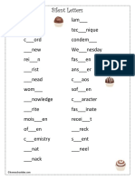 Silent Letter Spelling Words