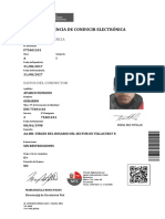 Licencia de Conducir Electrónica