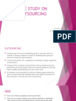Case Study On Outsourcing