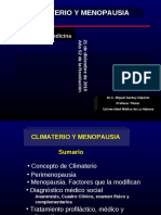 Climaterio y Menopausia. DR - Sarduy Dic 2010