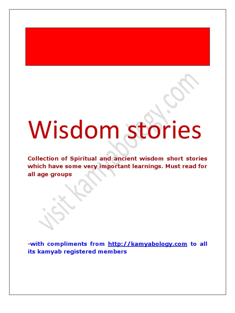Wisdom Stories PDF