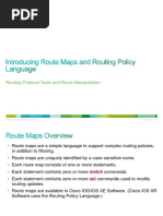 Introducing Route Maps and Routing Policy Language