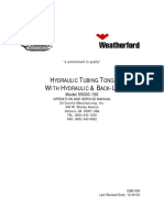 Hydraulic Tubing Tong Manual
