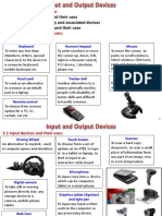 Unit 2 - Input and Output Devices