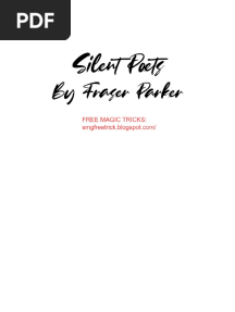 Silent Poets by Fraser Parker