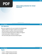 IBM TSM Spectrum Protect Unit 3 Data Protection For Virtual Machines