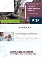 The Spectrum of Pathological Findings of Tonsillitis in Children