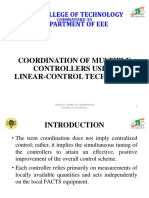 Sns College of Technology Department of Eee: Coordination of Multiple Controllers Using Linear-Control Techniques