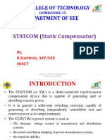 Sns College of Technology Department of Eee: STATCOM (Static Compensator)