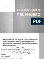 El Consumo y El Ahorro