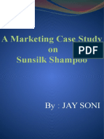 A Marketing Case Study On Sunsilk Shampoo: By: Jay Soni
