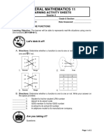 General Mathematics 11 One-to-One Functions