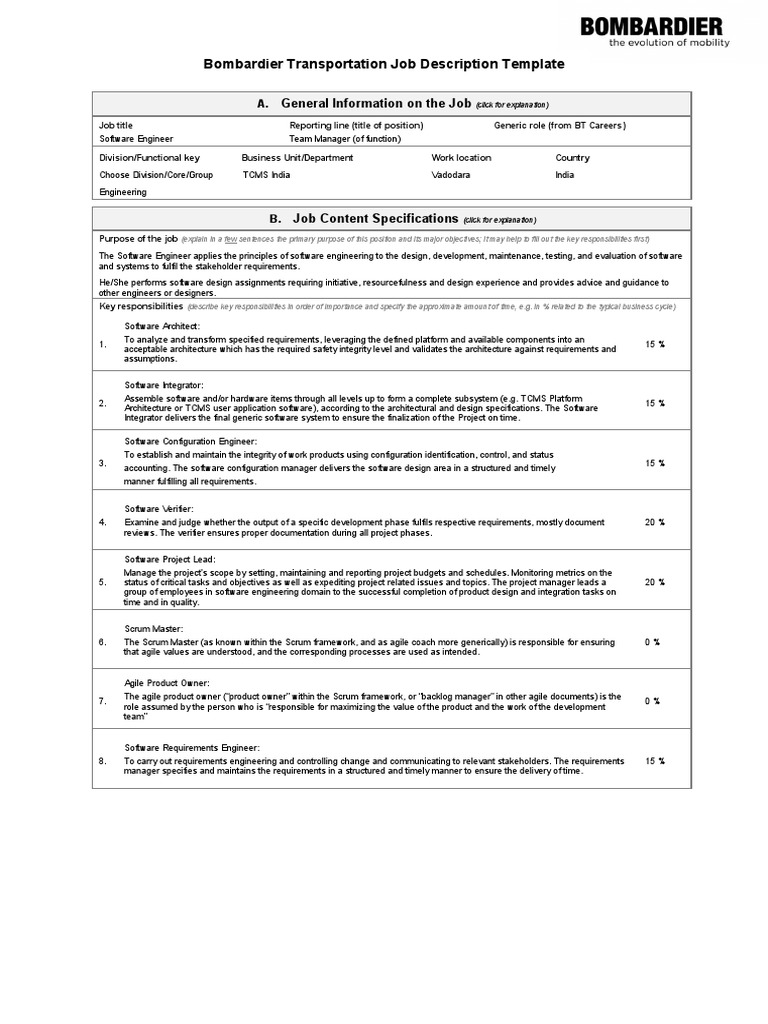 AlstomGroup - JD For Software Engineer | PDF | Scrum (Software ...