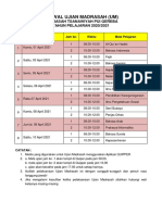 Jadwal Um 2021