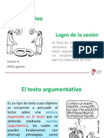 Estructura y Redacción Del Texto Argumentativo