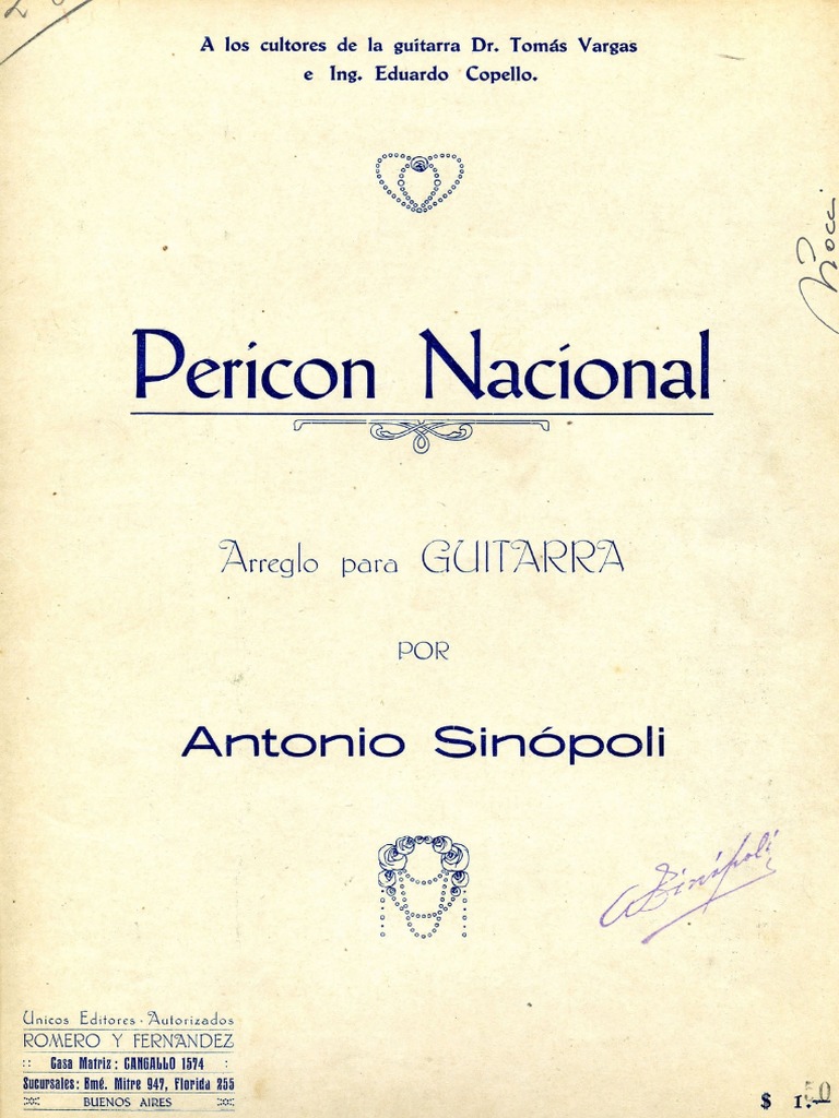 Sinopoli Pericon Nacional | PDF