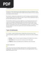 Types of Dashboard