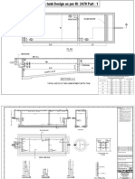 Septic Tank Design As Per IS: 2470 Part - 1: Inlet Chamber Baffle Penstock Scumv Board