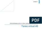 Tarea Virtual #3: Eda Lineales de Colas