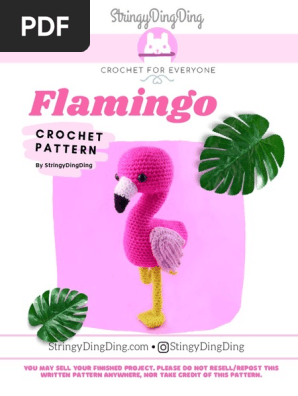 Flamingo-Amigurumi-Crochet-Pattern