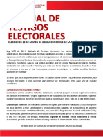 Manual Testigo Electoral 2022