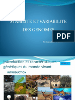 Stab & Variab Des Genomes CH I