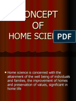 Concept of Home Science