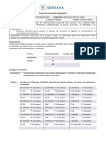 Evaluación Diagnóstica EFI - 1º Medio