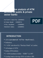 Comparative Analysis of ATM Services of Public & Private Sector Banks