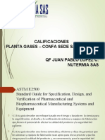 Calificaciones Entrenamiento Astm E2500