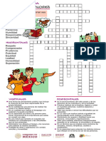 Crucigrama Actitudes y Valores 03