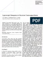 13 Laparoscopic Management of Recurrent Vesicovaginal Fistula