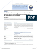 Revista Colombiana de Anestesiología