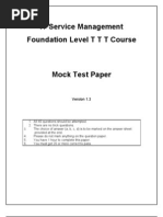 ITIL V 3 Foundation Examination Mock Paper V 1 (1) .3 With Answers