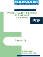 Present and The Future Scenario of E-Broking