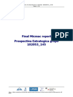 Rapport Final Micmac - Prospectiva Estrategica