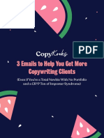 3 Emails To Help You Get More Copywriting Clients