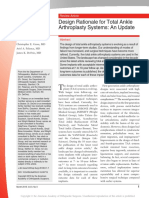 Gross2018 Design Rationale For Total AnkleArthroplasty Systems - An Update