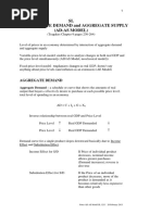 SL Aggregate Demand and Aggregate Supply (Ad-As Model)